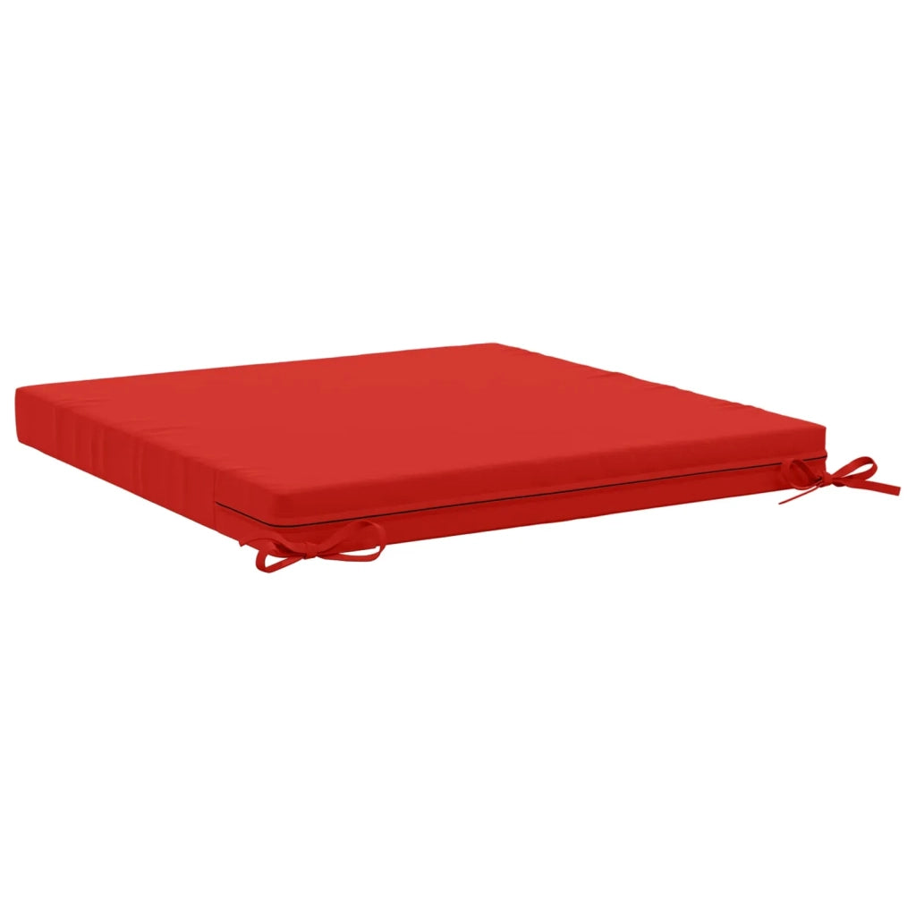 Cuscini per Sedia in 4 Pezzi SOEST 4 pz 100% Poliestere Rosso 944752