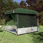 Set di Tende da Campeggio 2 pcs Verde Taffeta e Tessuto 3337176