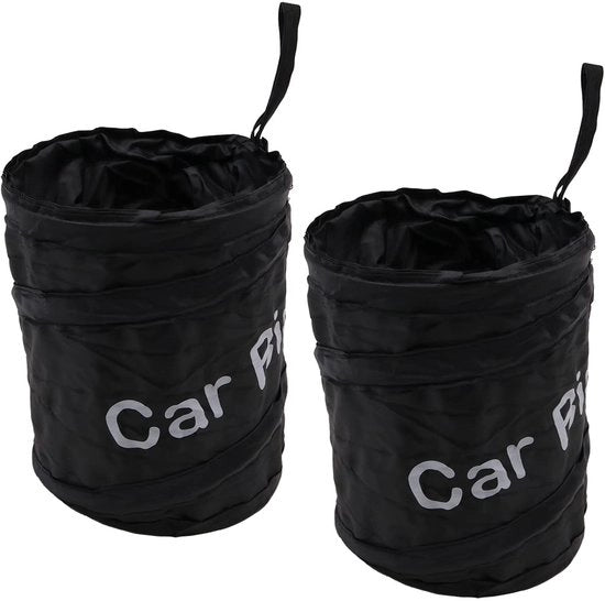 Contenitore di Rifiuti Opaco - Auto Contenitore di Rifiuti - Contenitore di Rifiuti per SUV/Truck - Borsa Portatile di Rifiuti - Materiale Polyester - Sottopiede Antiscivolo - Contenitore di Rifiuti per Auto