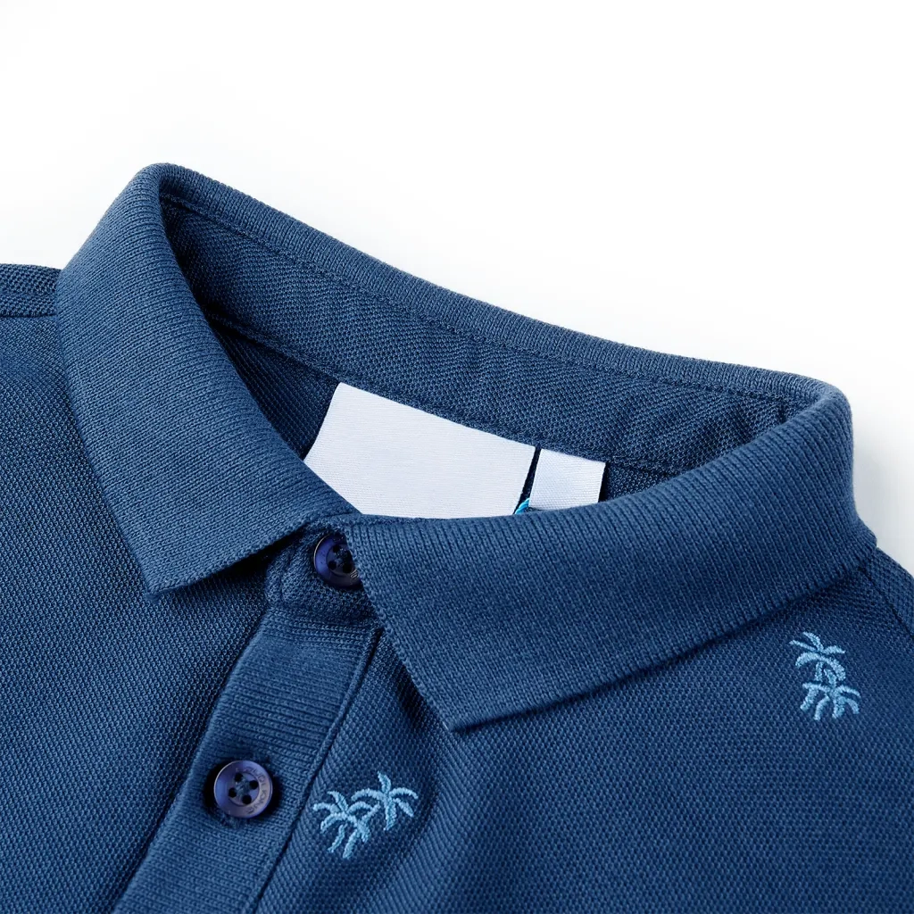 Polo da Bambino Blu Scuro 128