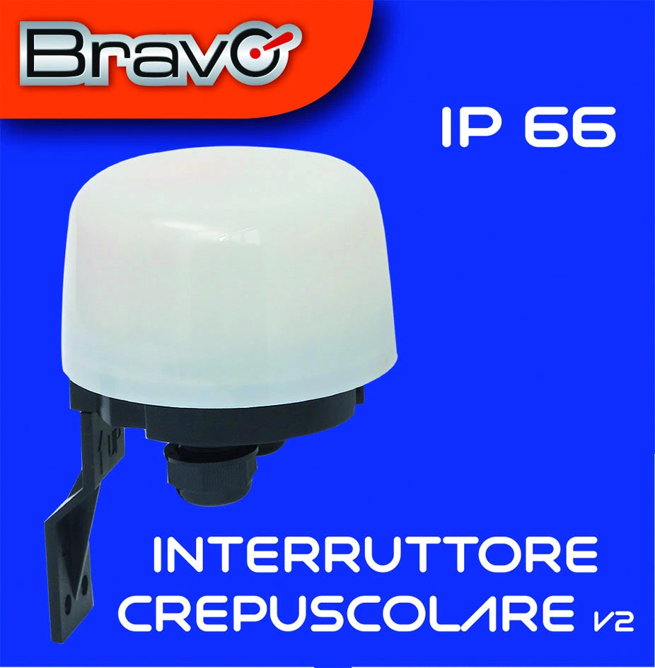 Interruttore Crepuscolare IP66 Bravo