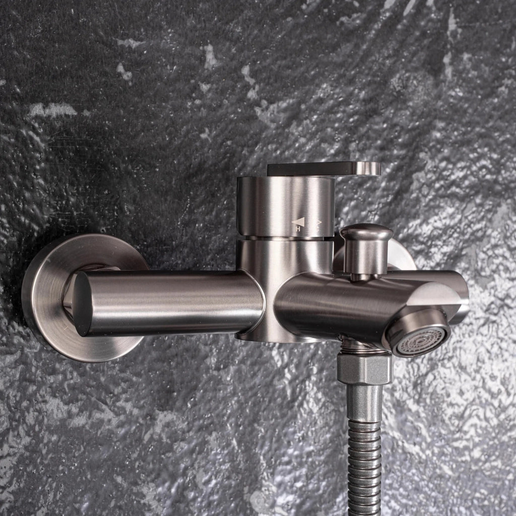 Rubinetto Da Vasca Rea Ontario Gun Grey