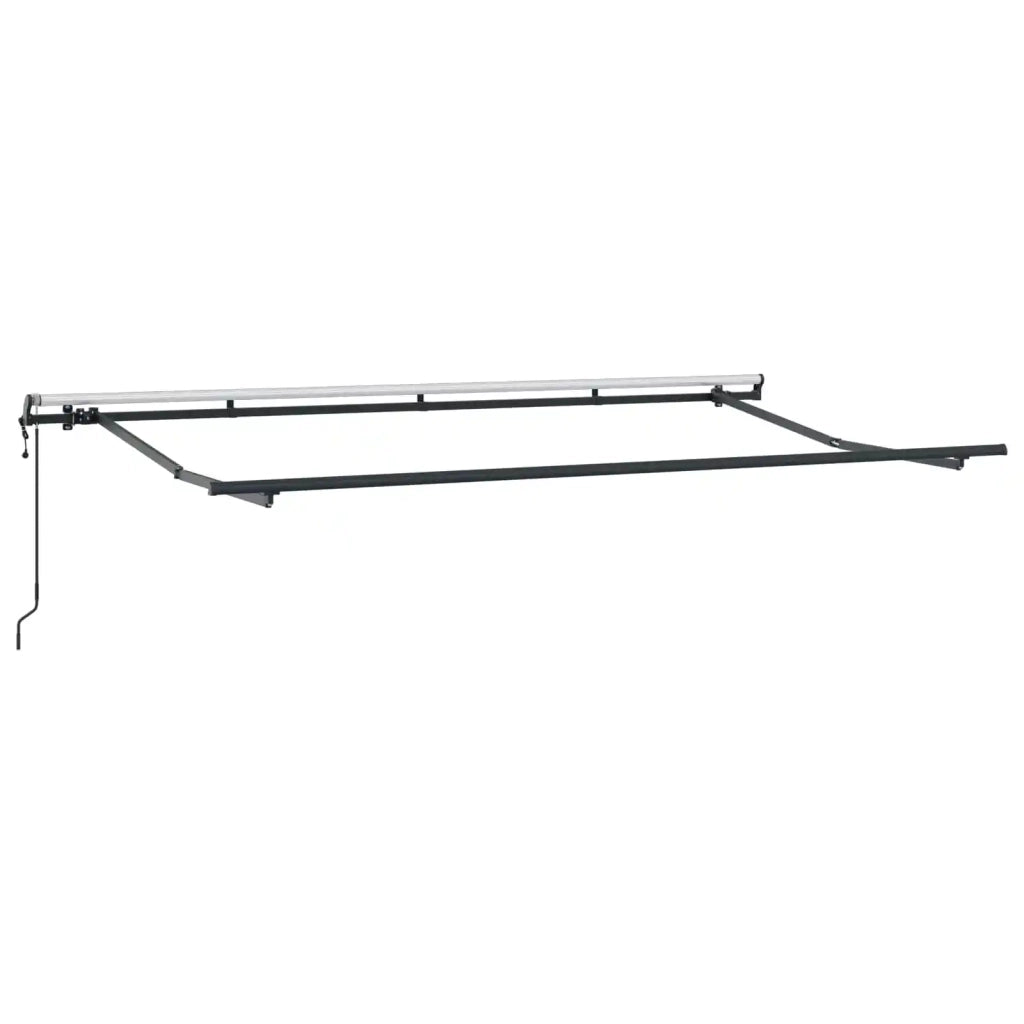 Tenda retrattile-Tenda parasole per balcone Giallo 350 x 200 cm Tessuto 806982