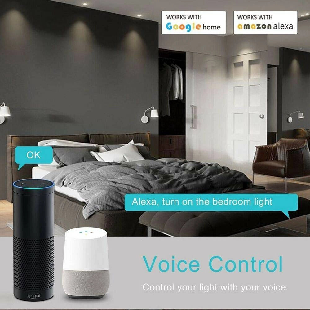 Trade Shop - Lampadina Smart Led Wifi E27 12w 2700k 6400k Dimmerabile Ios Android Alexa Google -