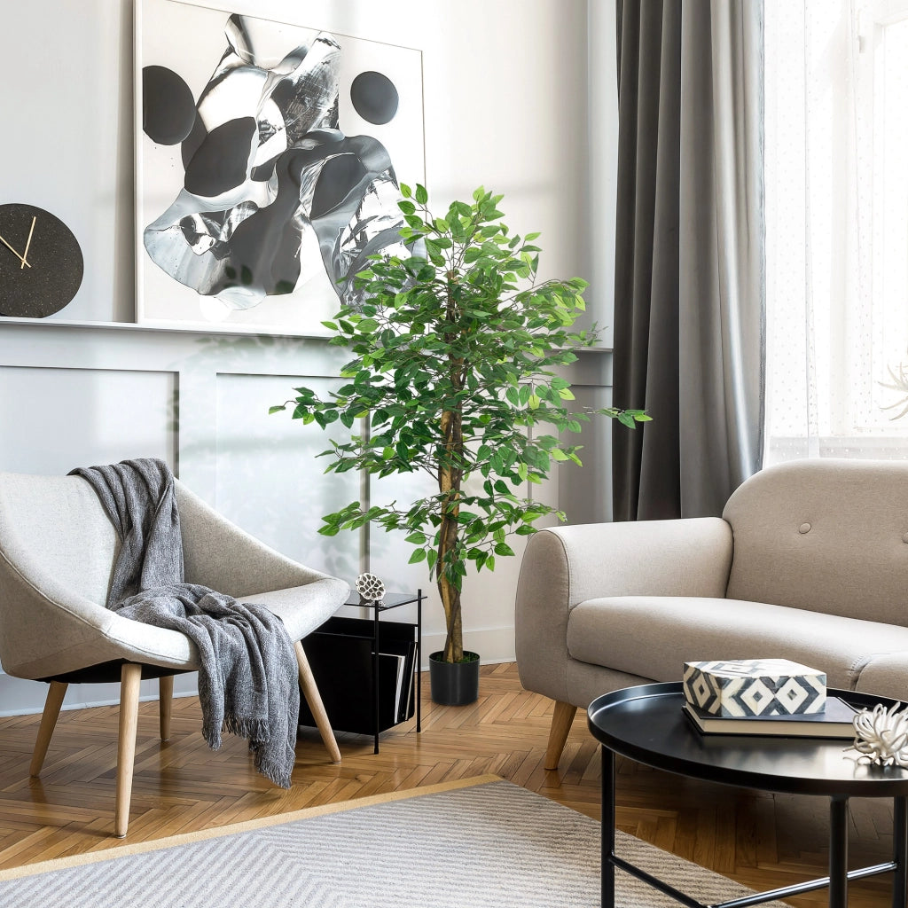 Pianta Artificiale Ficus ¨C Minimal ¨C Verde 150 cm