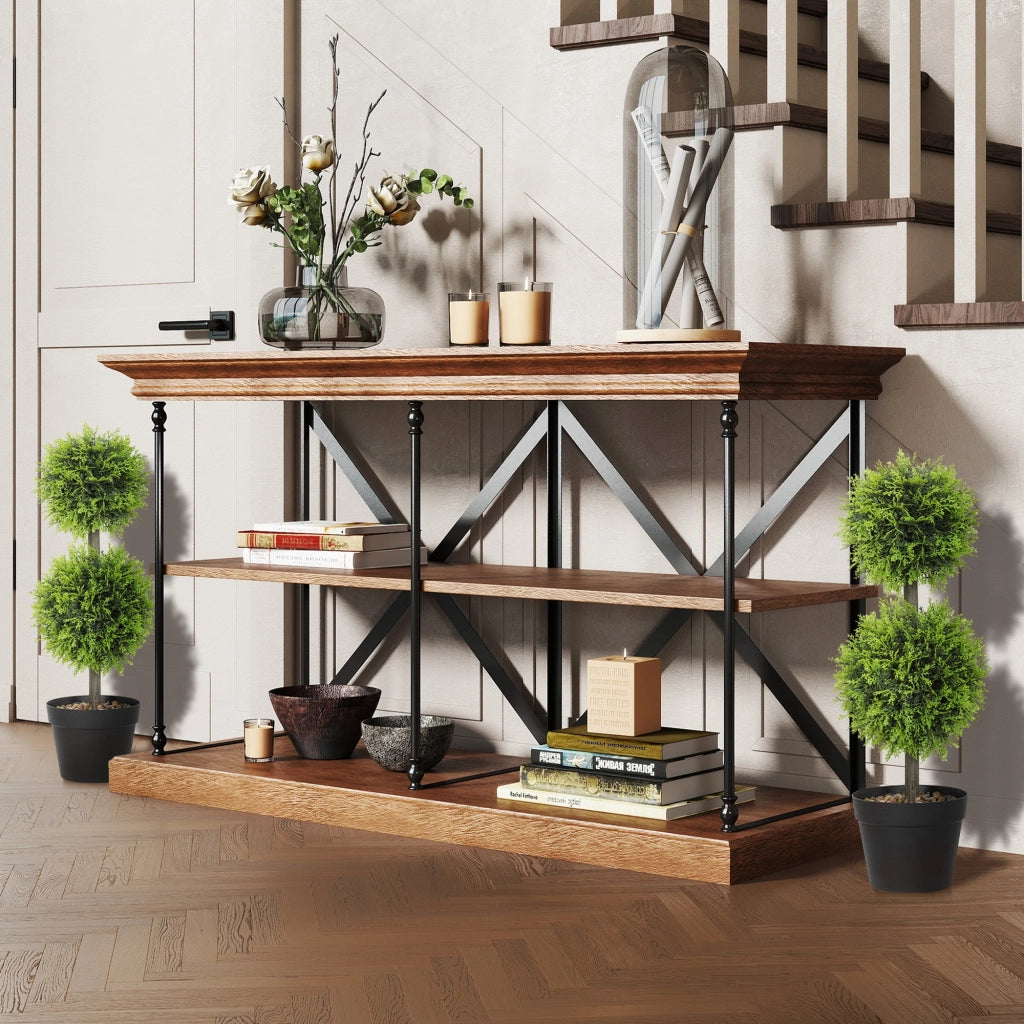 Piante Artificiali Decorative Bosso - Xylo - Set 2 Pezzi 60cm con Vaso Verde