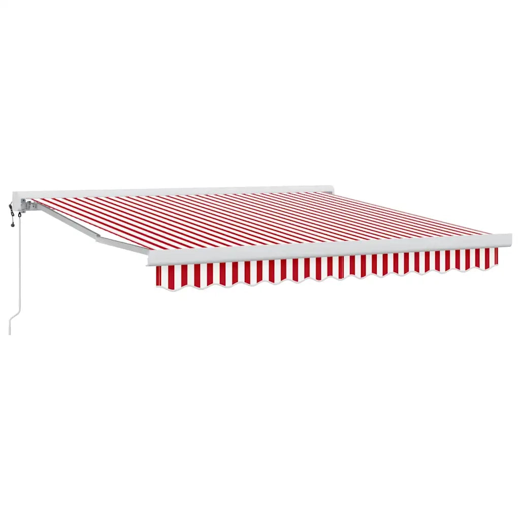 Tenda da Sole Rosso e Bianco 350 x 250 x 165 cm 3330280