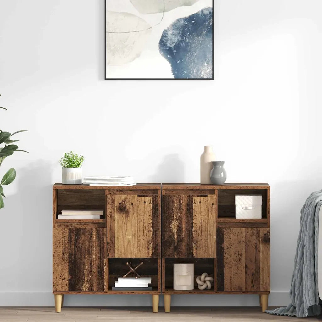 Credenza | Sideboards 2 pcs Legno vecchio 60 x 35 x 70 cm