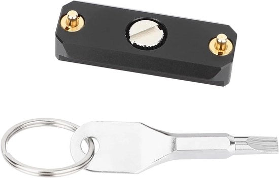 Rail di sicurezza di rapida azione con viti anti-giro 1/4"-20 (2") - compatibilità universale