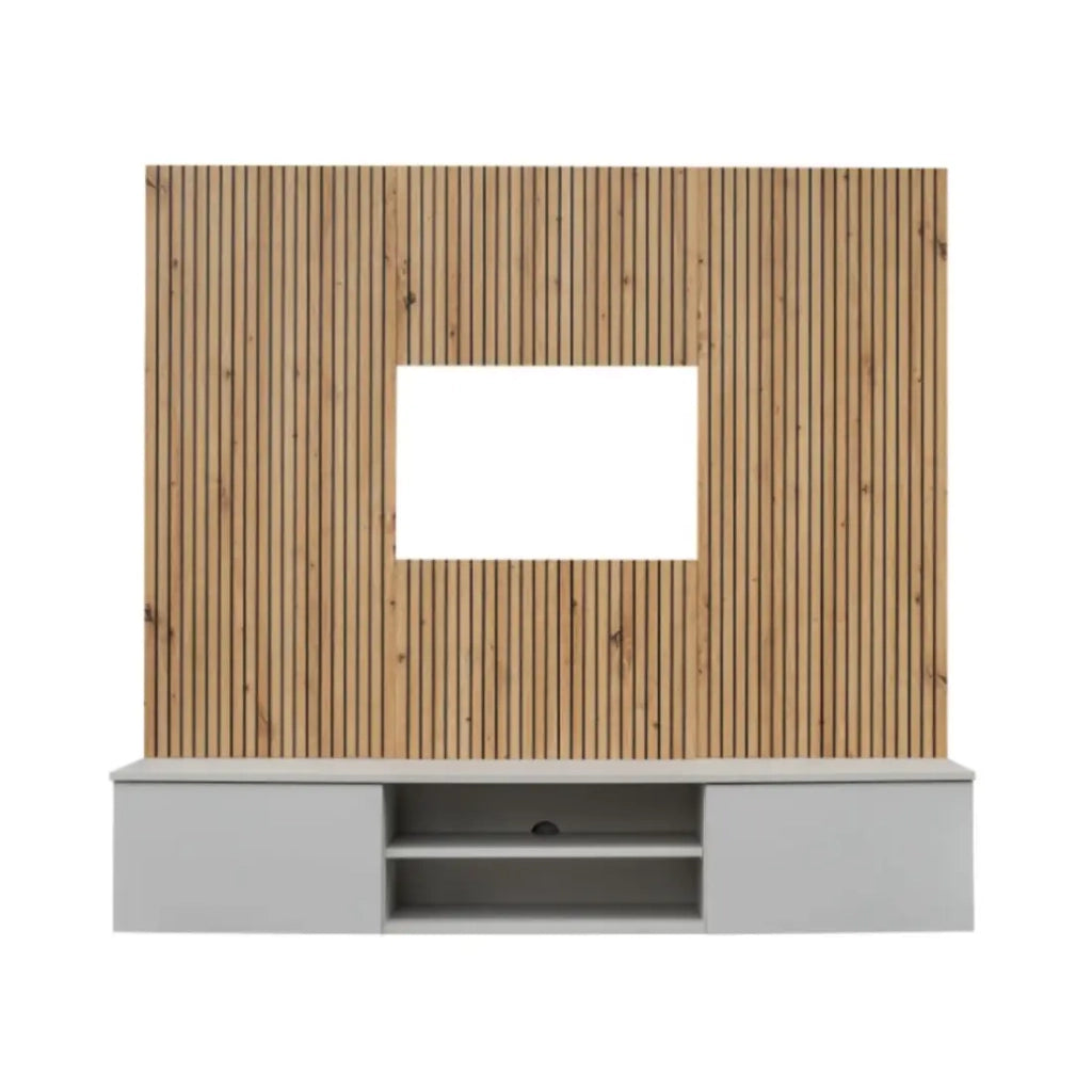 Composizione murale IXAR – Mobile TV + pannelli murali decorativi