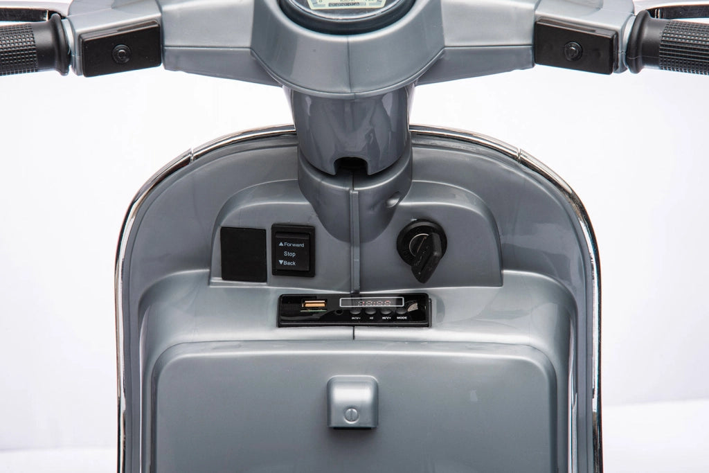 Piaggio Vespa PX150 Full Elettrica 12V per Bambini Grigio