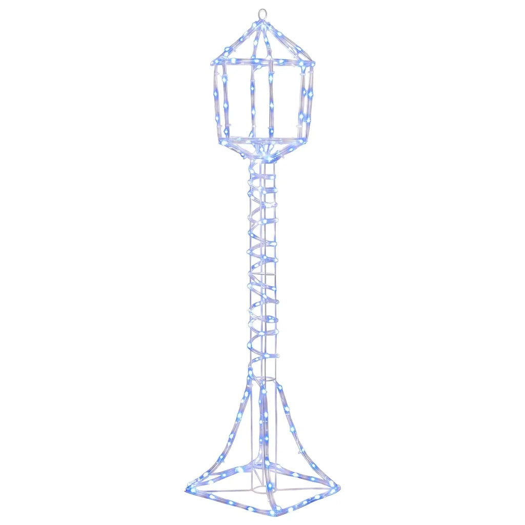 Lampione di Natale LED LOVIISA 160 LED Blu 24 x 24 x 102 cm 42053450