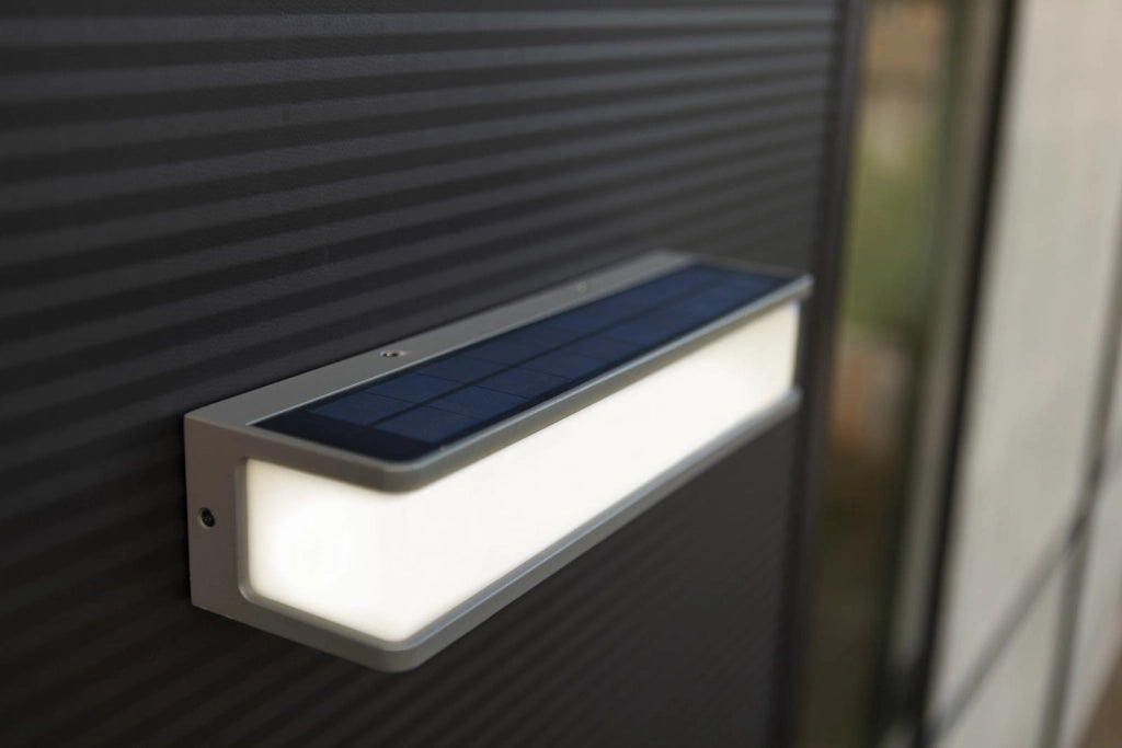 Applique esterna DOBLO grigia Lutec LED 16,5W sensori