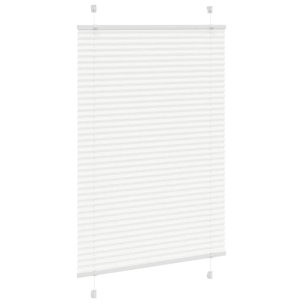 Tenda Plissettata Bianca 85x100 cm Larghezza Tessuto 84,4 cm 4015480