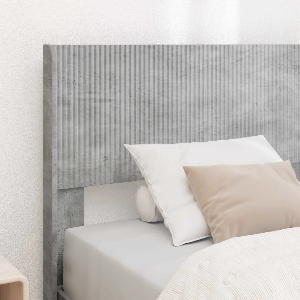 Struttura del letto con stoccaggio e testata Grigio Cemento 3414510