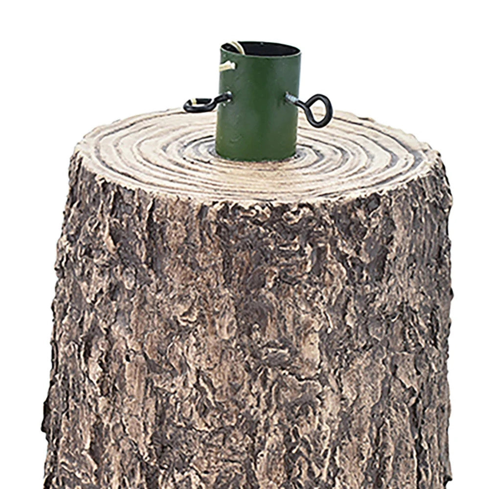 Trade Shop - Base Supporto Albero Di Natale Tronco Natalizio Attacco Universale Altezza 33 Cm -
