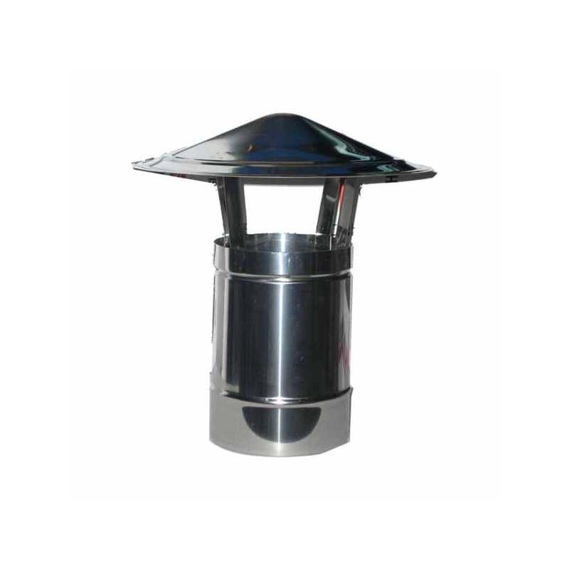 Terminale Parapioggia Inox 25 Ala