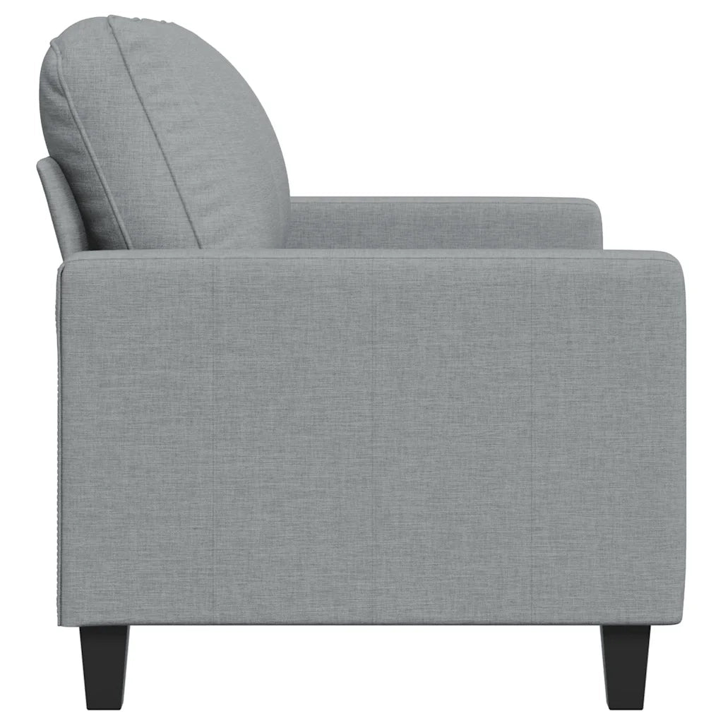 Divano a 2 Posti-Sofa 2 Posti Grigio Chiaro 120 cm in Tessuto 288044