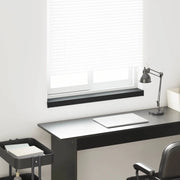 Soglia della Finestra Nero con Venature del Legno PVC 42046835