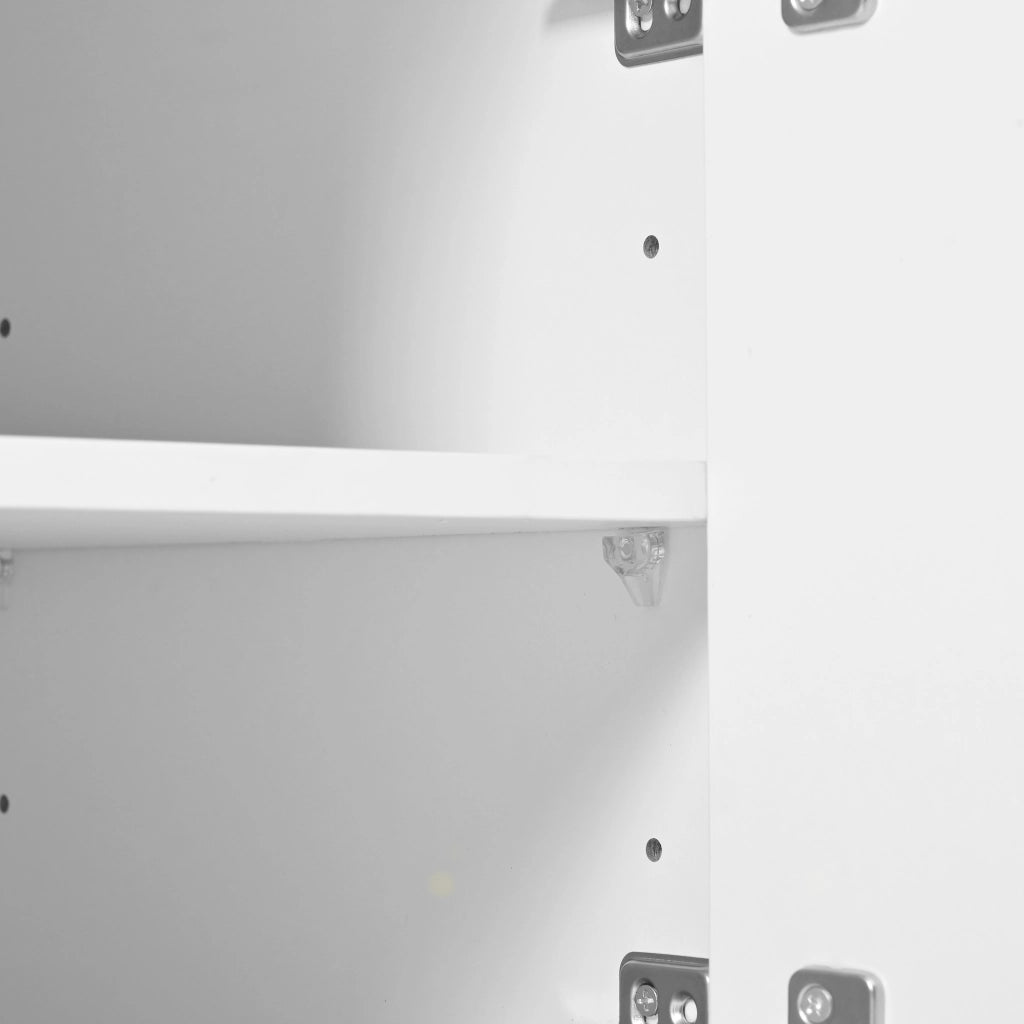TOELETTA con specchio LED regolabile, 110x40x151 cm, bianco
