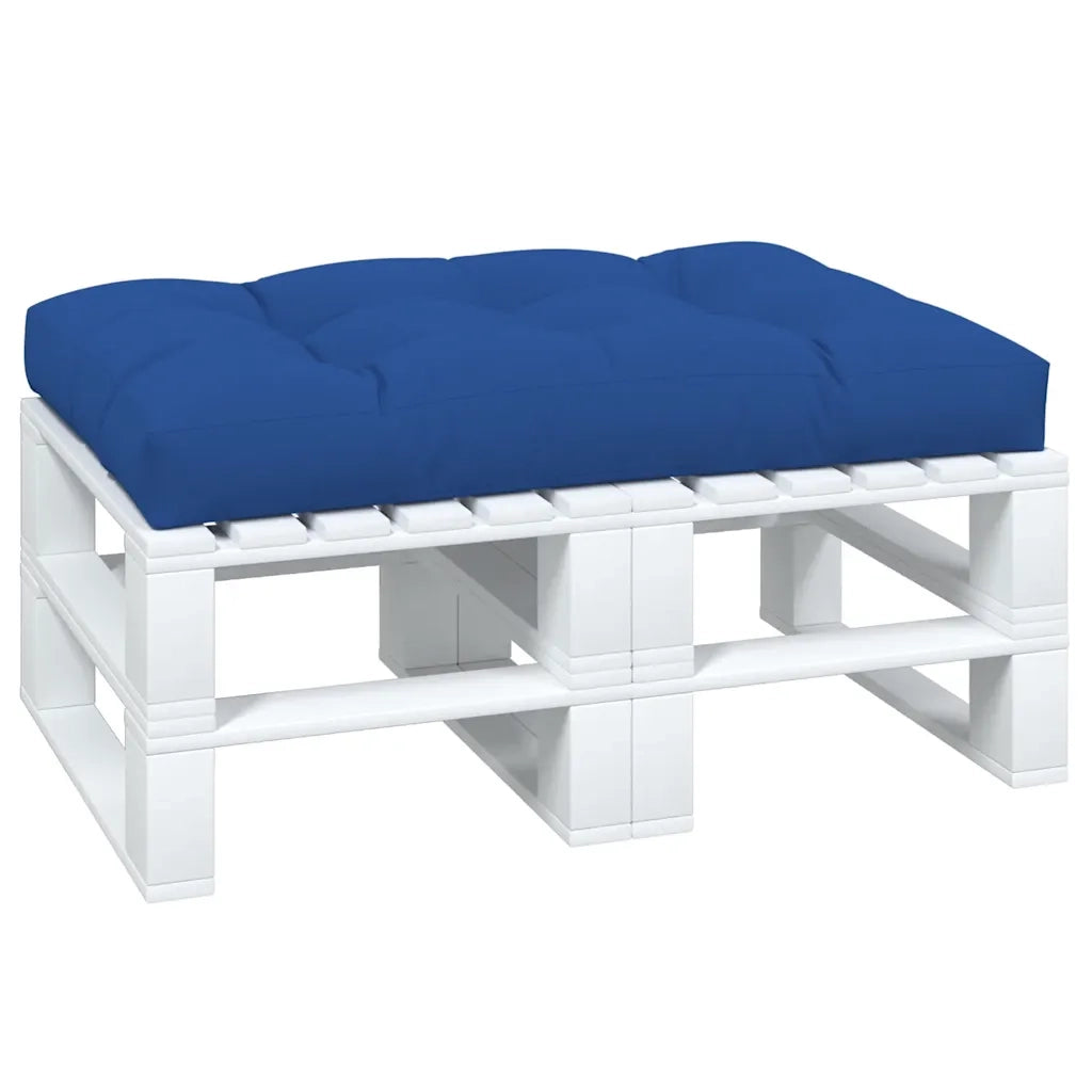 Cuscino per Pallet Blu Reale 120x80x12 cm in Tessuto 360523