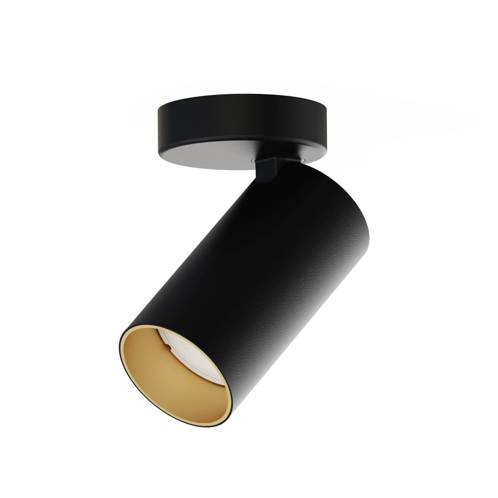 Nowodvorski MONO 7763 spot soffitto GU10 nero oro