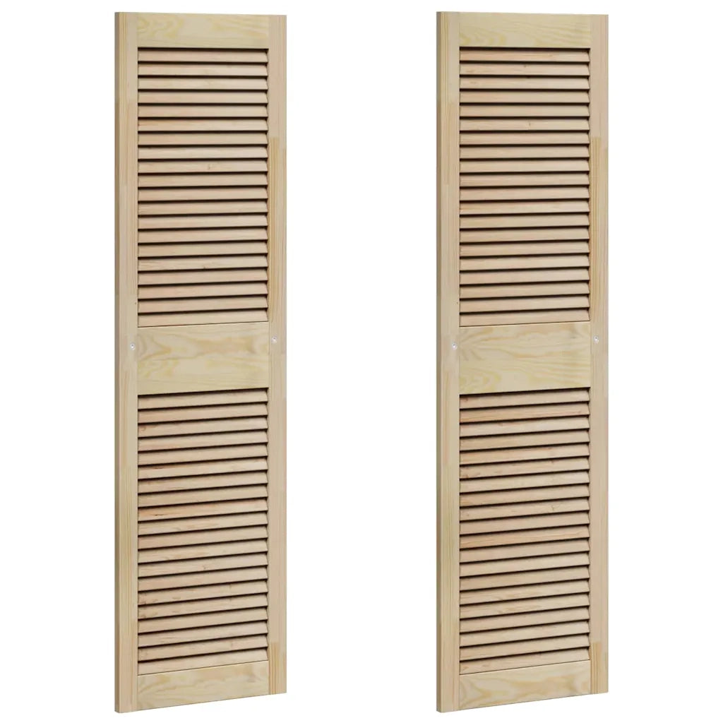 Porta per Armadio 2 pz Naturale 140,5 x 2,1 x 39,5 cm CFW5027011