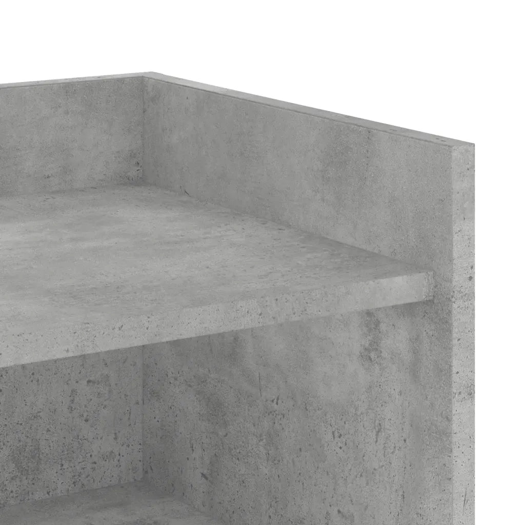 Credenza | Madia | Buffet da pranzo | Armadio da pranzo Grigio Cemento 45x35x75 cm in Legno Multistrato