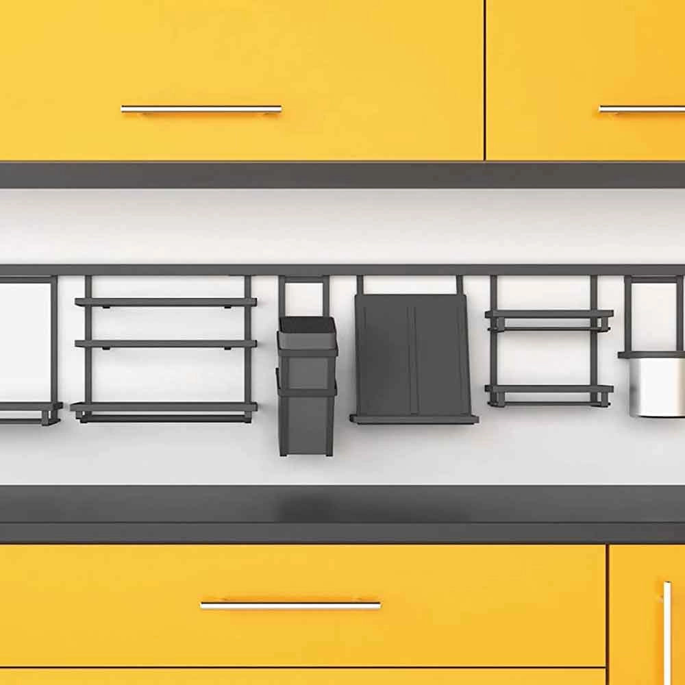 Supporto Portatablet da Appendere Porta Tablet Leggio Cucina in Acciaio Grigio