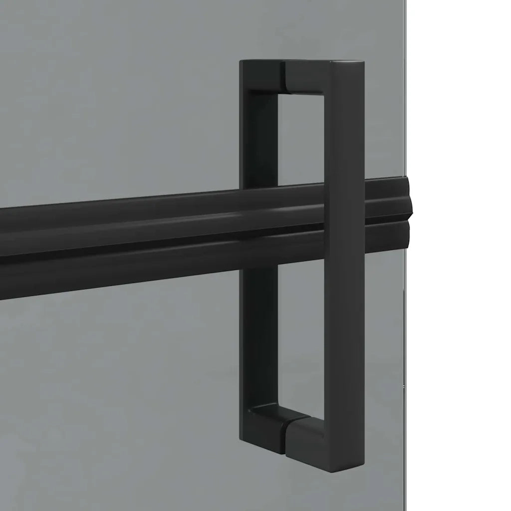 Parete doccia walk-in Nero 110 x 6,5 x 190 cm 42017967