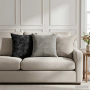 Federa 2 pz HEERLEN Grigio Scuro 35 x 35 cm Tessuto Chenille 908111