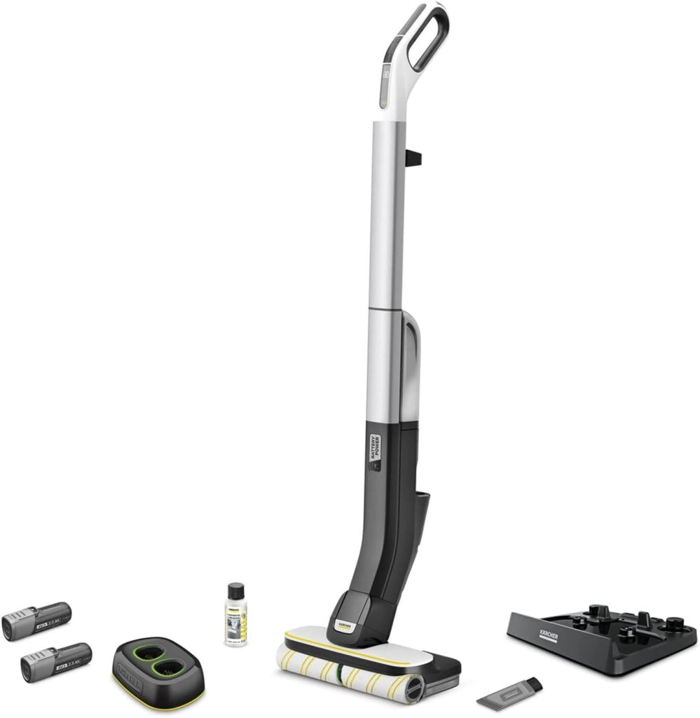 Kärcher 1.056-400.0 FC 4-4 Aspirapolvere elettrica Batteria 2 serbatoi 90 m² 30 min autonomia colore Nero Grigio