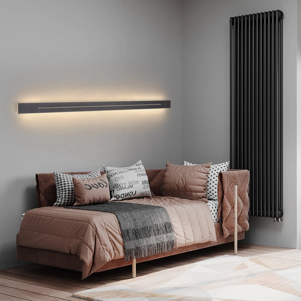 ZMH Applique LED per interni nera 30cm 60cm 100cm