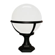 Lampada esterno a stelo nera sfera E27 60W Glenbeigh