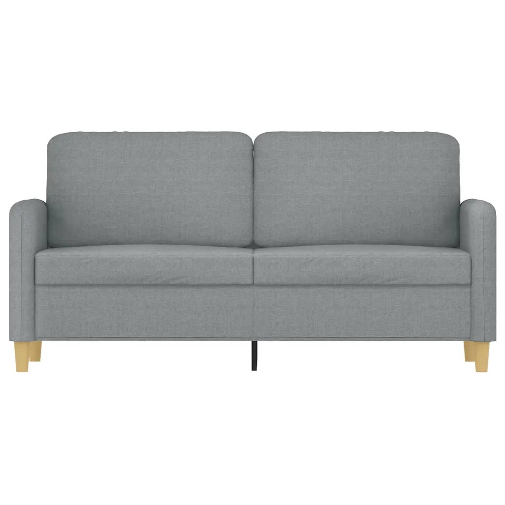 Divano a 2 Posti-Sofa 2 Posti Grigio Chiaro 140 cm in Tessuto 459108