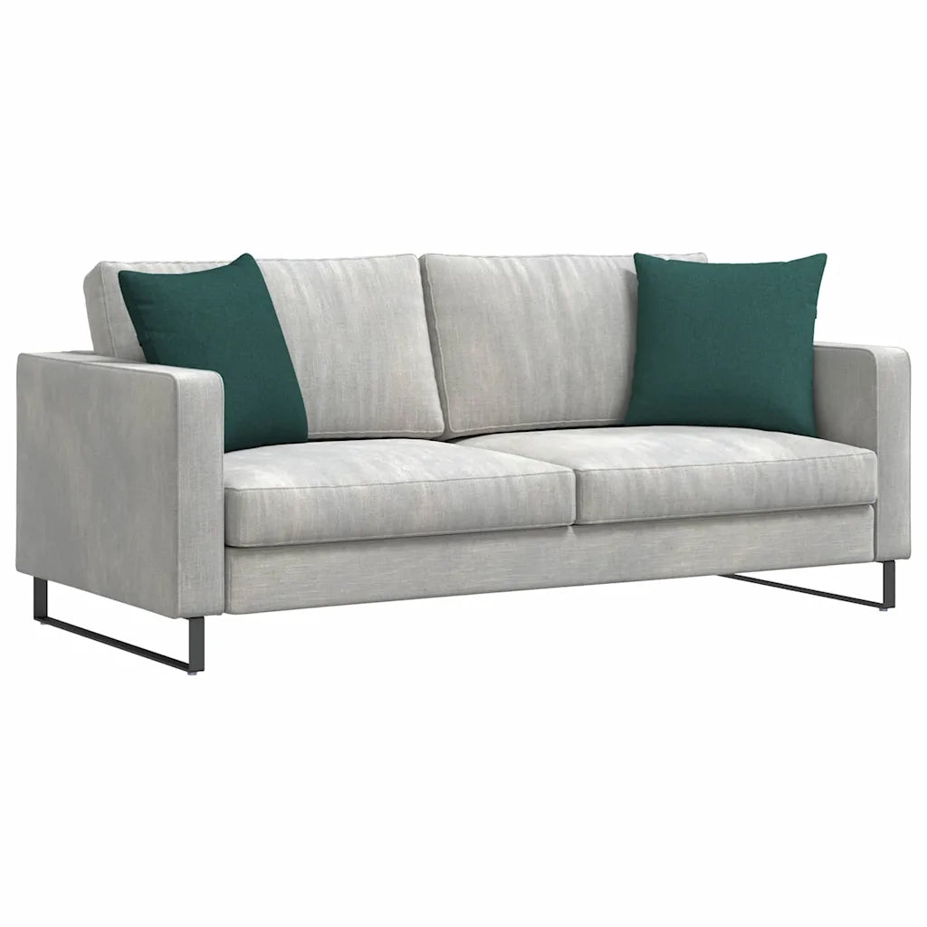 Cuscini da Divano 2 pcs Verde Scuro 45 x 45 cm Tessuto 42013916