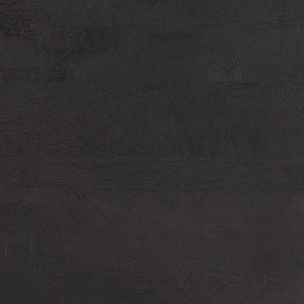 Mobile TV Nero 105 x 33 x 46 cm Legno di mango massello 4018808