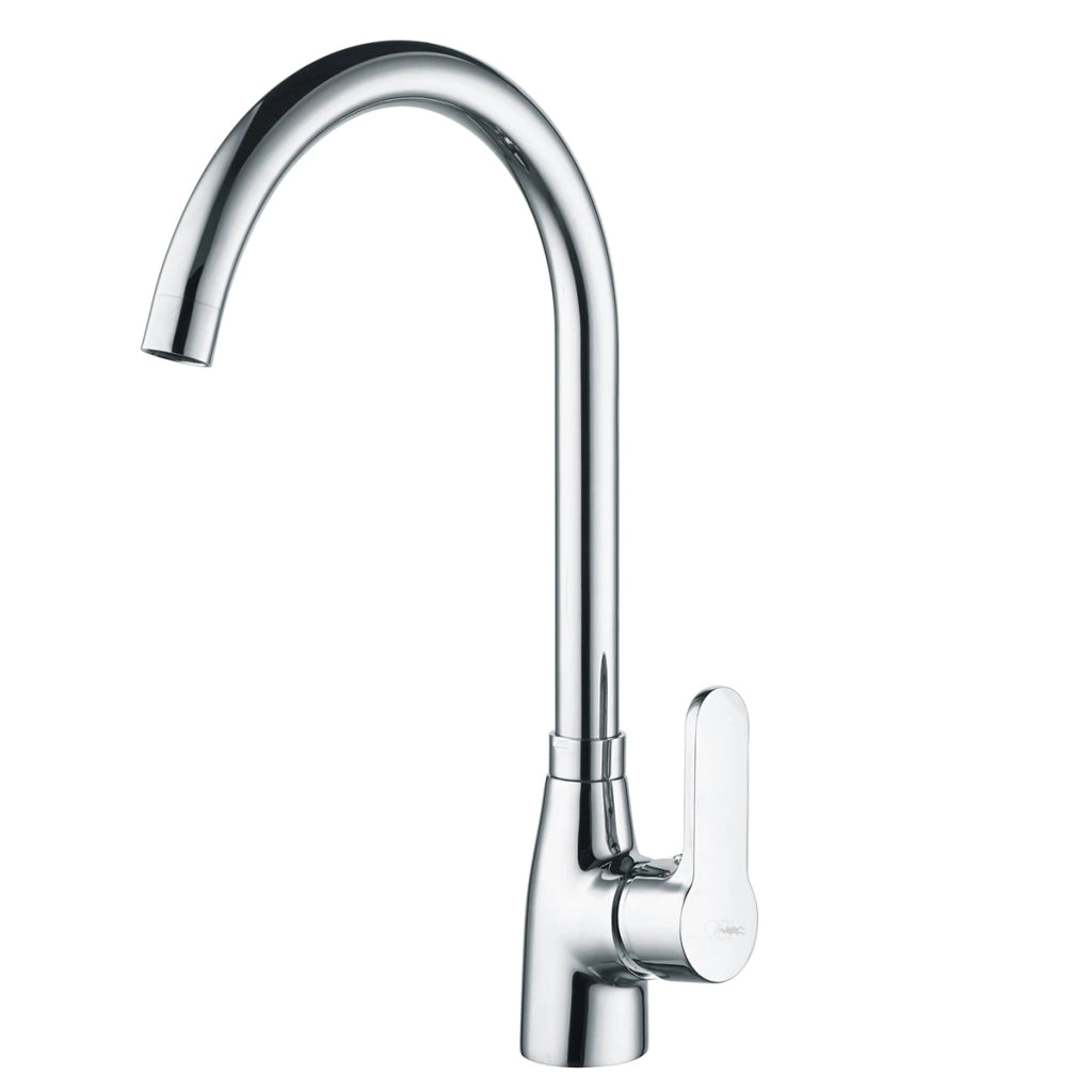 Miscelatore monocomando lavello DH canna alta Nero opaco
