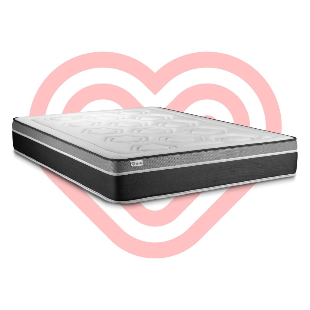 Materasso 135x190 cm Molle insacchettate e memory foam - Vital Care