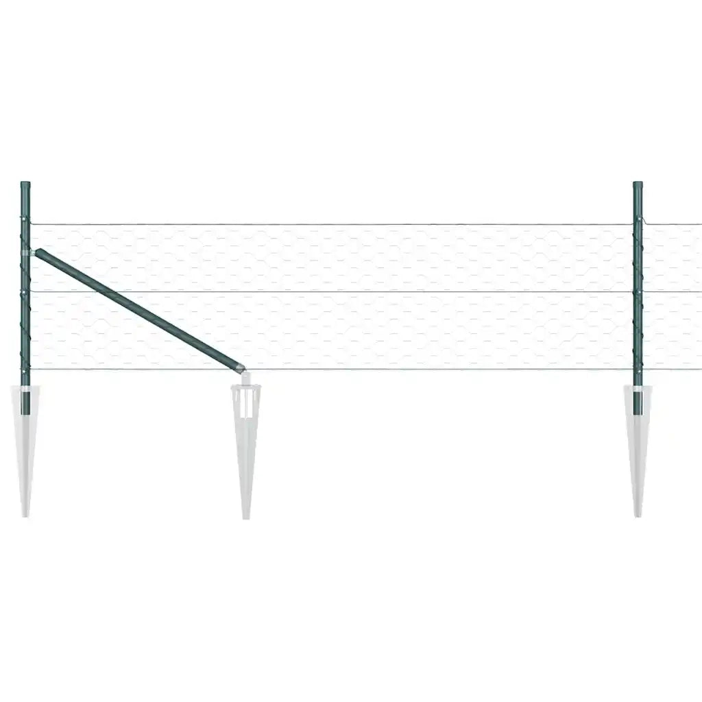 Palo della recinzione Verde 50 x 0,5 m (rete da 50 mm)