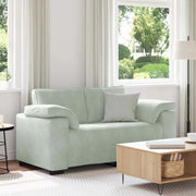 Divano Divanetto-Sofa Grigio Chiaro 120 cm in Velluto