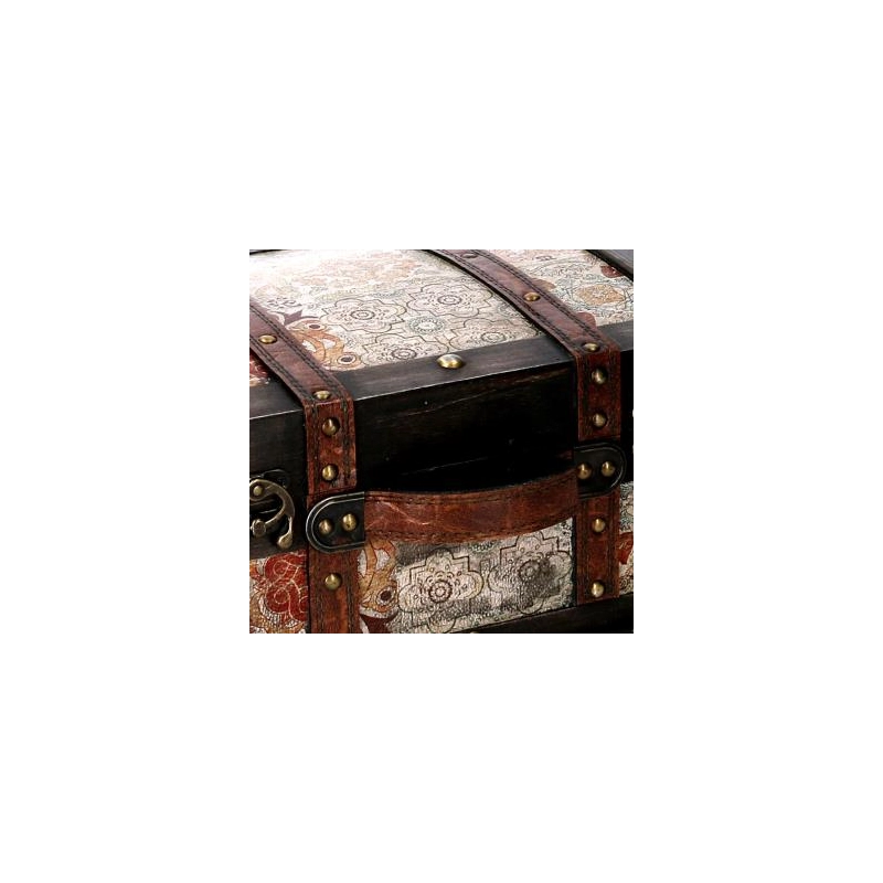 Scatola legno 1-2 nero rettangolare cm 36x29h18