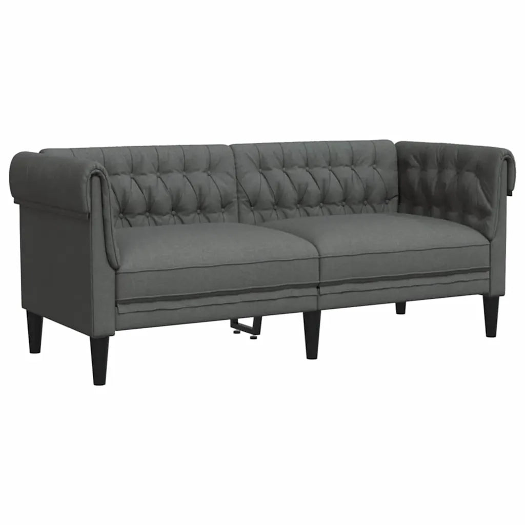 Divano per Soggiorno 3 pcs Grigio scuro 201,5 x 74,5 x 74,5 cm 3385859