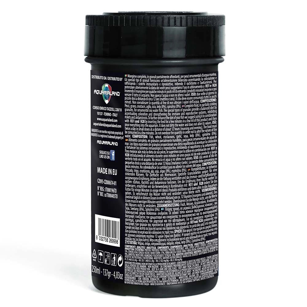 Haquoss Marine Gran 250ml - Mangime in granuli per pesci marini