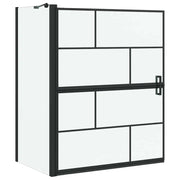 Schermo per Bagno e Doccia Nero e trasparente 100 x 68 x 128 cm CFW9309202