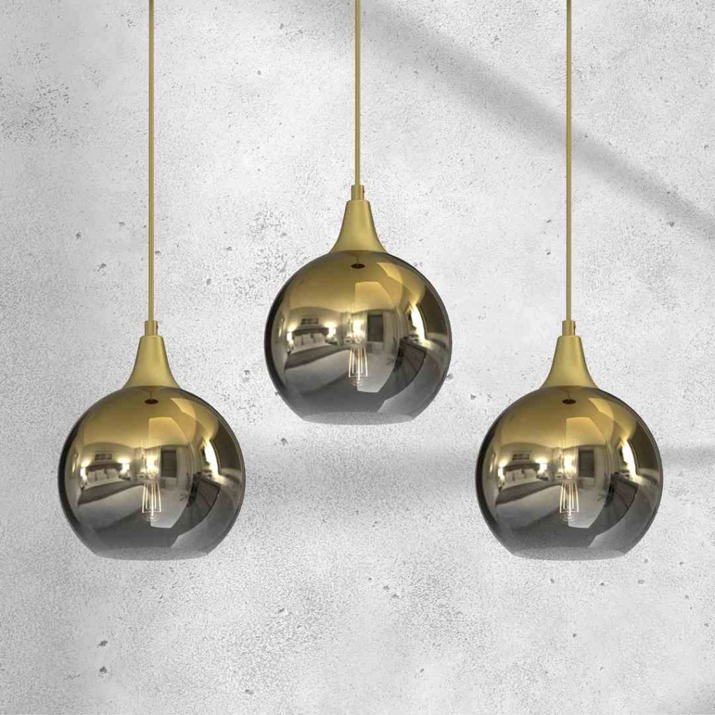 Lampadario sospeso Milagro Monte MLP8402 oro 3 luci