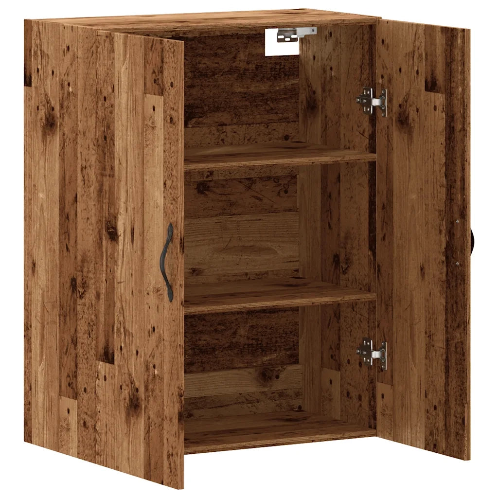 Mobile contenitore a parete 69,5 x 34 x 90 cm design senza tempo sala da pranzo legno anticato 02_0051156