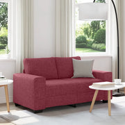 Divano a 2 Posti-Sofa 2 Posti Rosso Vino 120 cm in Tessuto 420159
