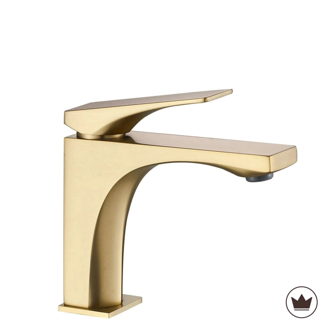 Rubinetto Da Lavabo Premium Rea Joe Brush Gold Low