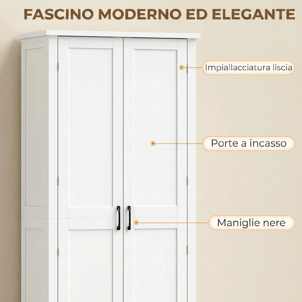 Mobile Cucina con Ante e Cassetti ¨C Zephmum ¨C Bianco